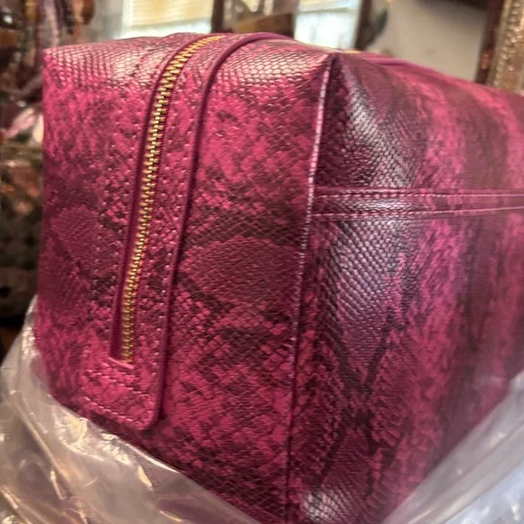 Jeffree Star Pink Snake Print makeup bag - Picture 7 of 9